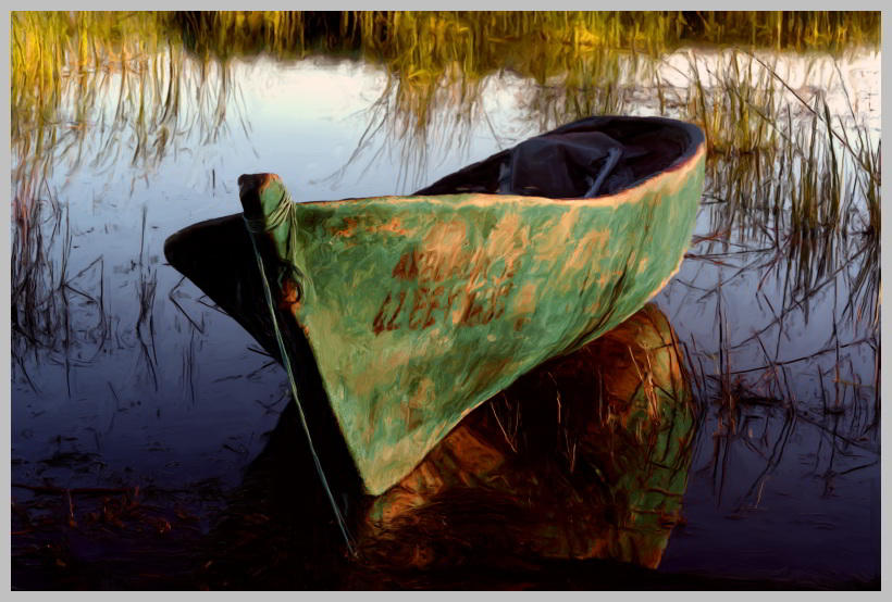 Lake Boat 1028_Painting